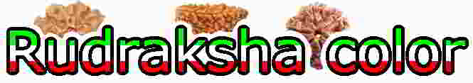 Different colors of Rudraksha beads